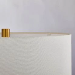 24.5 in. Antique Brass Metal Table Lamp with Crystal-Decorated Base by Kawoti -Safavieh Sales antique brass kawoti table lamps 21061 1f 1000