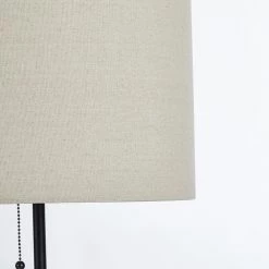 65 in. Adjustable Black Metal Floor Lamp with Pull Chain Switch by Kawoti -Safavieh Sales black kawoti floor lamps 21008 1f 1000