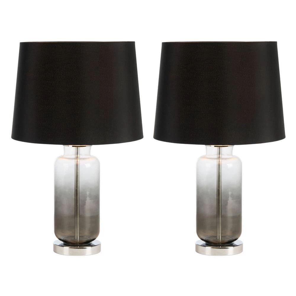 Kelsia 21. 2 in. Black Table Lamp with Black Shade (Set of 2) by Safavieh 3 Kelsia 21. 2 in. Black Table Lamp with Black Shade (Set of 2) by Safavieh - Image 3