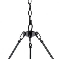 6-Light 28.5 in. Wagon Wheel Chandelier with Glass Shade by Kawoti 15 6-Light 28.5 in. Wagon Wheel Chandelier with Glass Shade by Kawoti -Safavieh Sales blackened bronze kawoti chandeliers 21086 1f 1000