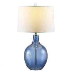 Nadine 26 in. Blue Table Lamp with White Shade by Safavieh 6 Nadine 26 in. Blue Table Lamp with White Shade by Safavieh -Safavieh Sales blue safavieh table lamps tbl4259b c3 1000