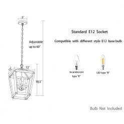 4-Light Lantern Geometric Chandelier Pendant Light by Kawoti 10 4-Light Lantern Geometric Chandelier Pendant Light by Kawoti -Safavieh Sales bronze kawoti chandeliers 21084 40 1000