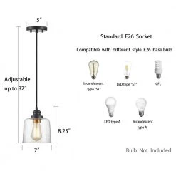 7 in. 1-Light Standard Bronze Mini Pendant Light with Drum Glass Shade by Kawoti -Safavieh Sales bronze kawoti pendant lights 21043 44 1000
