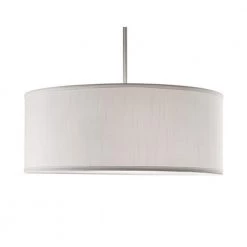 Nevaeh 3-Light Brushed Nickel Pendant by Radionic Hi Tech