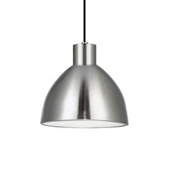 Kara 1-Light 40-Watt Equivalence Brushed Nickel Integrated LED Pendant by Radionic Hi Tech