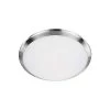 Arlington Brushed Nickel 40-Watt Equivalence Integrated LED Ceiling Flush Mount by Radionic Hi Tech