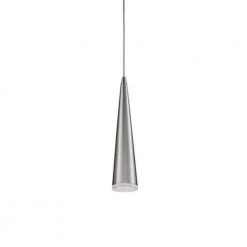 Leopold 1-Light 40-Watt Equivalence Brushed Nickel Integrated LED Pendant by Radionic Hi Tech
