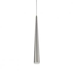 Leopold 1-Light 40-Watt Equivalence Brushed Nickel Integrated LED Pendant by Radionic Hi Tech