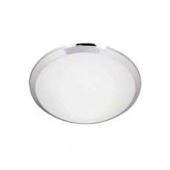 Berkley Chrome 40-Watt Equivalence Integrated LED Ceiling Flush Mount by Radionic Hi Tech