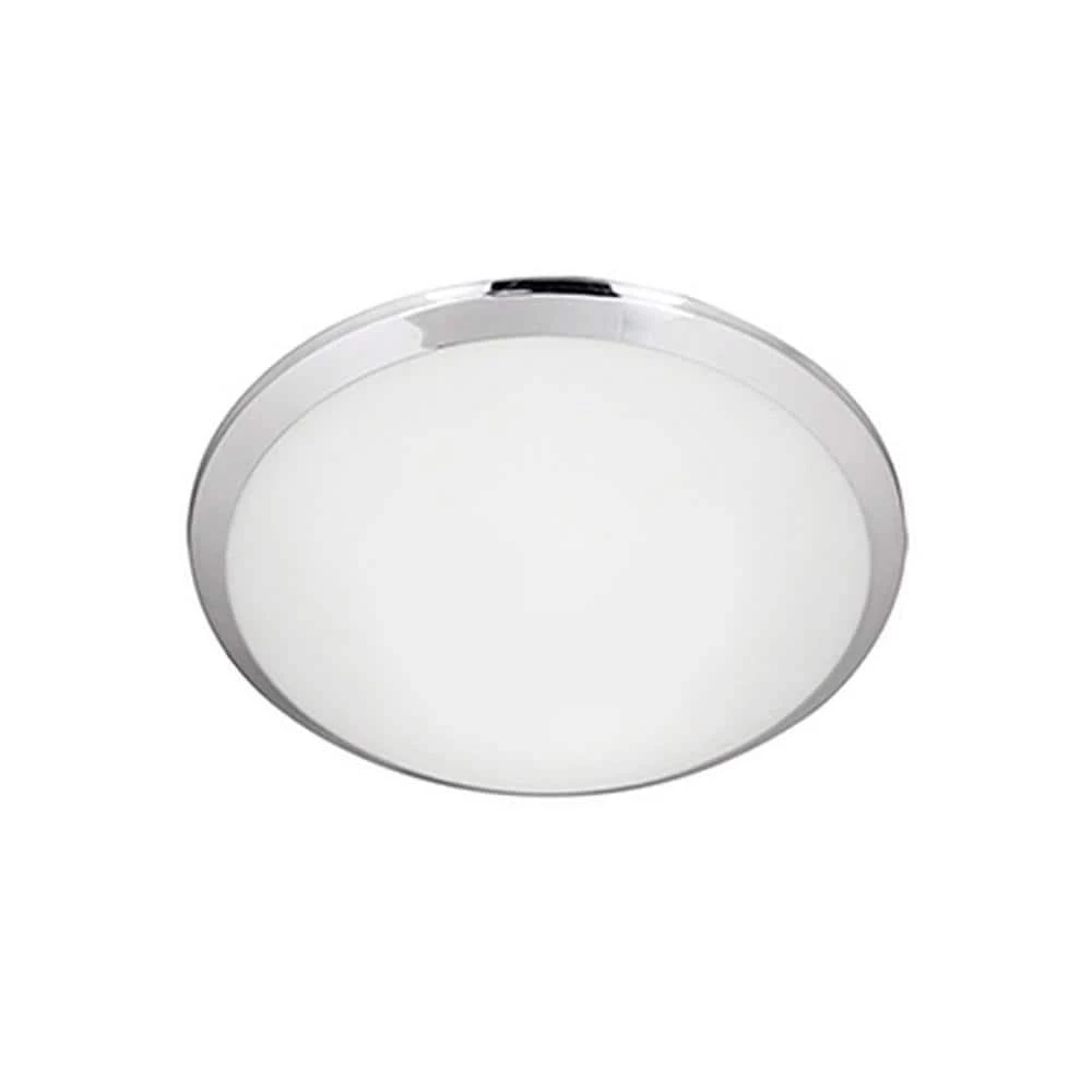 Berkley Chrome 40-Watt Equivalence Integrated LED Ceiling Flush Mount by Radionic Hi Tech 1 Berkley Chrome 40-Watt Equivalence Integrated LED Ceiling Flush Mount by Radionic Hi Tech
