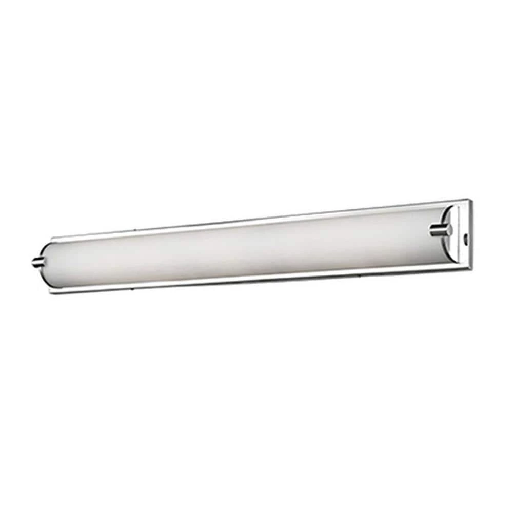 Unice 1-Light Chrome 60-Watt Equivalence Integrated LED Bath Light by Radionic Hi Tech 1 Unice 1-Light Chrome 60-Watt Equivalence Integrated LED Bath Light by Radionic Hi Tech