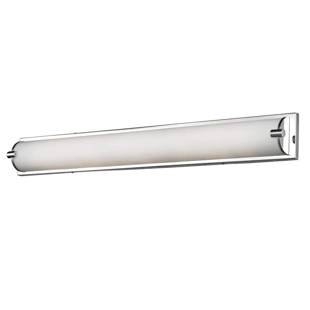 Unice 1-Light Chrome 60-Watt Equivalence Integrated LED Bath Light by Radionic Hi Tech 2 Unice 1-Light Chrome 60-Watt Equivalence Integrated LED Bath Light by Radionic Hi Tech - Image 2
