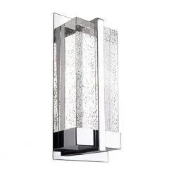 Naperville 40-Watt Equivalence Chrome Integrated LED Sconce by Radionic Hi Tech