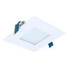 HLB 4 in. Selectable White Square New Construction/Remodel Canless Recessed Integrated LED Downlight Kit, 661 Lumens by HALO