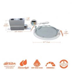 HLB 6 in. Selectable CCT New Construction or Remodel Canless Recessed Integrated LED Kit by HALO -Safavieh Sales halo recessed lighting kits hlb6099fs1emwr 40 1000