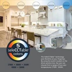 HLB 6 in. Selectable CCT New Construction or Remodel Canless Recessed Integrated LED Kit by HALO -Safavieh Sales halo recessed lighting kits hlb6099fs1emwr c3 1000