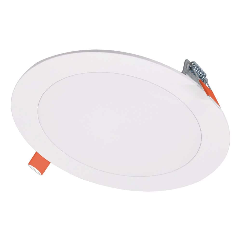 HLBSL 6 in. Color Selectable (4000K-6000K) New Construction or Remodel Canless Recessed Integrated LED Kit by HALO 1 HLBSL 6 in. Color Selectable (4000K-6000K) New Construction or Remodel Canless Recessed Integrated LED Kit by HALO