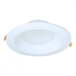 QuickLink 6 in. Selectable CCT 600Lm, Direct Mount Canless Integrated LED Kit Recessed Light white Trim, Dimmable (4-PK) by HALO -Safavieh Sales halo recessed lighting kits ltql6069s1edm 4pk 77 1000