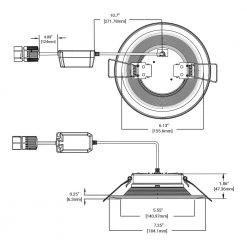 Safavieh Sales -Safavieh Sales halo recessed lighting kits rlql6069se010dm 8pk 77 1000