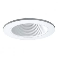 3 in. White Recessed Ceiling Light Adjustable Baffle Trim by HALO