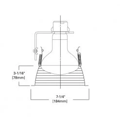 310 Series 6 in. White Recessed Ceiling Light Coilex Baffle and Trim Ring by HALO -Safavieh Sales halo recessed lighting trims 310w 1d 1000