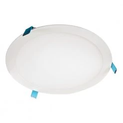 HLB12 12 in. Selectable CCT and Lumens Canless Integrated LED White Recessed Light Downlight Trim with Junction Box by HALO