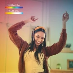 5/6 in. Tunable CCT 2200-6500K Integrated LED Matte White Baffle Retrofit Downlight with Smart Control from WiZ PRO by HALO -Safavieh Sales halo recessed lighting trims rl56069wzrgbwwhr a0 1000