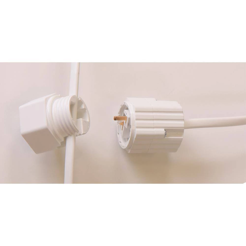 QuickLink 4,6 in. 2700K-5000K Selectable CCT Integrated LED Recessed Light Baffle Trim in White Dimmable by HALO 6 QuickLink 4,6 in. 2700K-5000K Selectable CCT Integrated LED Recessed Light Baffle Trim in White Dimmable by HALO - Image 6