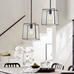 Safavieh Sales -Safavieh Sales matte black kawoti pendant lights 21002 e1 1000