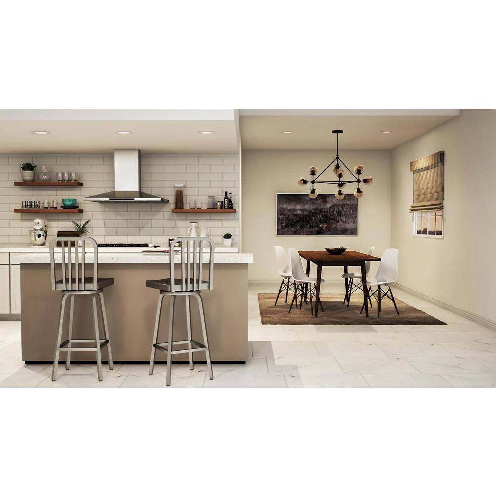 Dmarko 10-Light 44 in. Matte Black Chandelier by Radionic Hi Tech 6 Dmarko 10-Light 44 in. Matte Black Chandelier by Radionic Hi Tech - Image 6