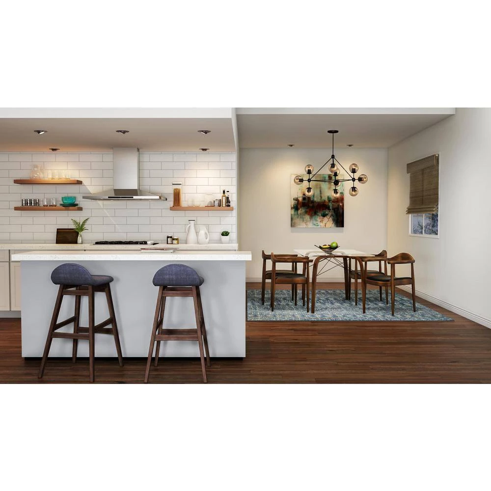 Dmarko 10-Light 44 in. Matte Black Chandelier by Radionic Hi Tech 7 Dmarko 10-Light 44 in. Matte Black Chandelier by Radionic Hi Tech - Image 7