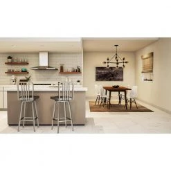 Dmarko 10-Light 44 in. Matte Black Chandelier by Radionic Hi Tech 21 Dmarko 10-Light 44 in. Matte Black Chandelier by Radionic Hi Tech -Safavieh Sales matte black radionic hi tech chandeliers cha dmi 4410c bk rht c3 1000