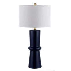Ellaria 31 in. Navy Table Lamp with White Shade (Set of 2) by Safavieh 13 Ellaria 31 in. Navy Table Lamp with White Shade (Set of 2) by Safavieh -Safavieh Sales navy safavieh table lamps tbl4300a set2 44 1000