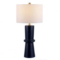 Ellaria 31 in. Navy Table Lamp with White Shade (Set of 2) by Safavieh 14 Ellaria 31 in. Navy Table Lamp with White Shade (Set of 2) by Safavieh -Safavieh Sales navy safavieh table lamps tbl4300a set2 fa 1000