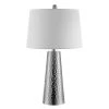 Batul 30 in. Nickel Table Lamp with White Shade by Safavieh