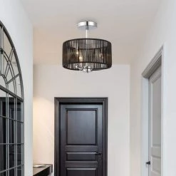 Safavieh Sales -Safavieh Sales polished chrome kawoti flush mount lights 21095 e1 1000