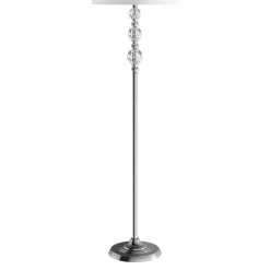 Mazely 16 in. Polished Chrome Floor Lamp by Radionic Hi Tech -Safavieh Sales polished chrome radionic hi tech floor lamps fl c33f pc rht a0 1000