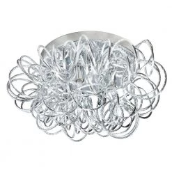 Baymont 4-Light 15 in. Polished Chrome Flush Mount by Radionic Hi Tech