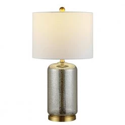 Novah 26 in. Silver Table Lamp with White Shade by Safavieh 6 Novah 26 in. Silver Table Lamp with White Shade by Safavieh -Safavieh Sales silver safavieh table lamps tbl4283a c3 1000