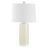 Silla 25.5 in. White/Gray Table Lamp with White Shade by Safavieh