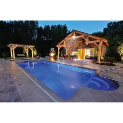 TGS 3000 Lumen Selectable White Outdoor Integrated LED Flood Light w/Round Triple Head, 4000K by HALO -Safavieh Sales white halo flood lights tgs3s403frrw 1d 1000