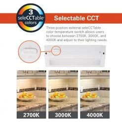 HU11 Series 24 in. Selectable White LED Integrated Under Cabinet Light by HALO -Safavieh Sales white halo under cabinet lights hu1124d9sp 4f 1000