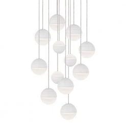 Jessa 1-Light 60-Watt Equivalence White Integrated LED Pendant by Radionic Hi Tech