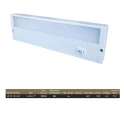 UC 12 in. LED White Under Cabinet Light by Radionic Hi Tech -Safavieh Sales white radionic hi tech under cabinet lights uc12 1k 4d 1f 1000