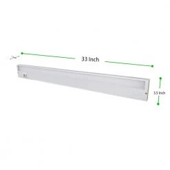 UC 33 in. LED Multi Temperature White Under Cabinet Light by Radionic Hi Tech -Safavieh Sales white radionic hi tech under cabinet lights uc33 3k hl usb 44 1000